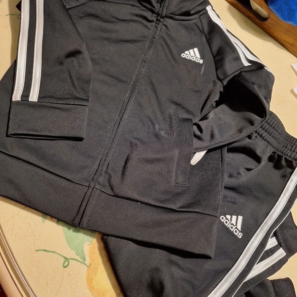 Adidas Toddler Black Track Pants